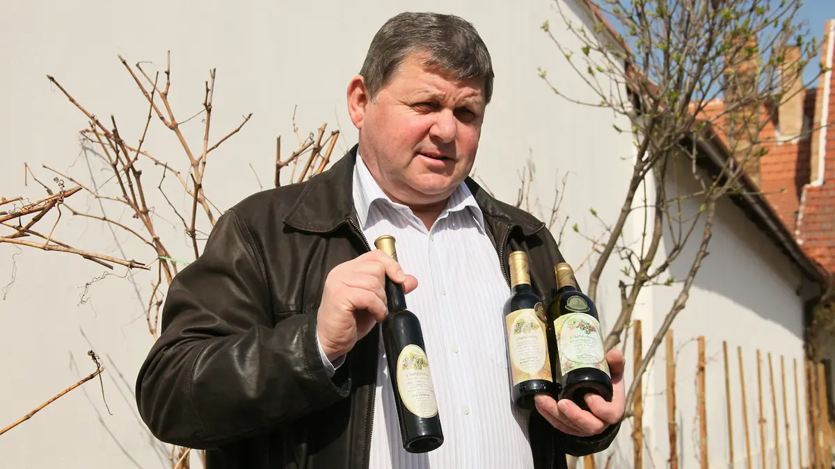 The best Chardonnay in the world comes from a village in the Břeclav . region